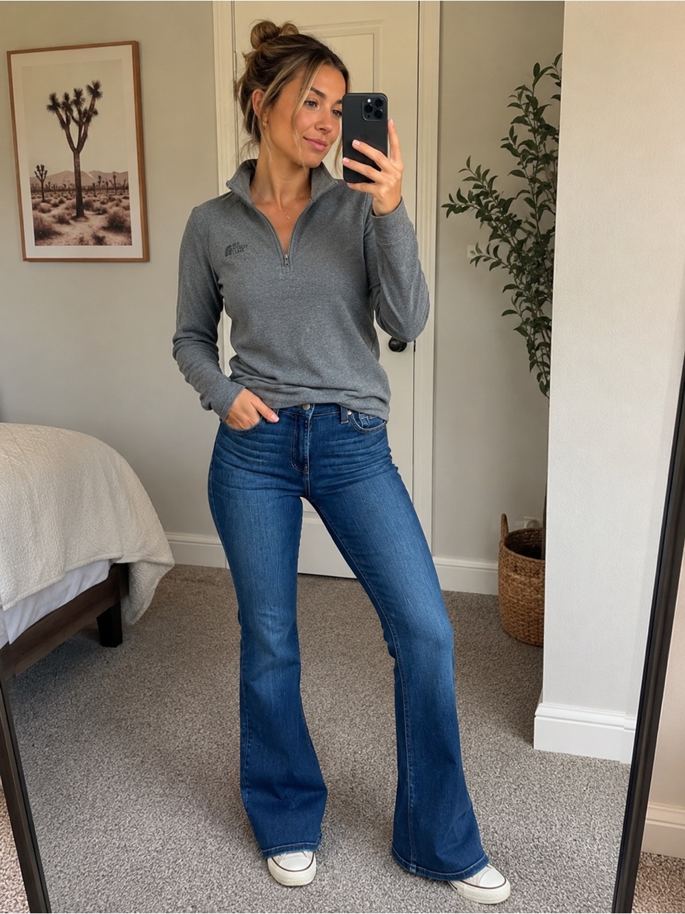 7 For All Mankind Dark Wash Flare Jeans